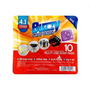 BUZZY SOAP PADS Drátěnka se saponátem 10ks