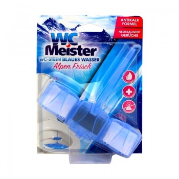 WC MEISTER ALPEN FRISCH Závěsný wc blok barvicí 45g