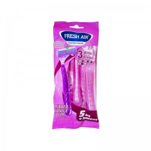 FRESH AIR ALOE VERA RUBBER HANDLE Dámská jednorázová holítka (3 břity) 5ks