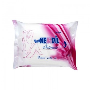 NEMDIL INTIMATE FRESH Vlhčené ubrousky pro intimní hygienu 20ks