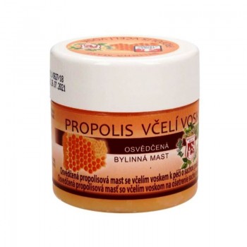 OSVĚDČENÁ BYLINNÁ MAST Propolis včelí vosk 150ml