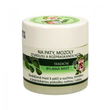 TRADIČNÍ BYLINNÁ MAST Na paty a mozoly 150ml
