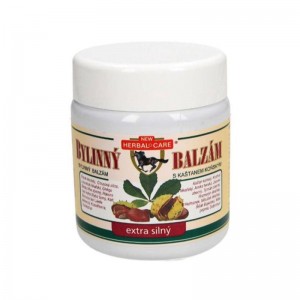 HERBAL CARE Bylinný balzám s kaštanem koňským - EXTRA SILNÝ 500ml