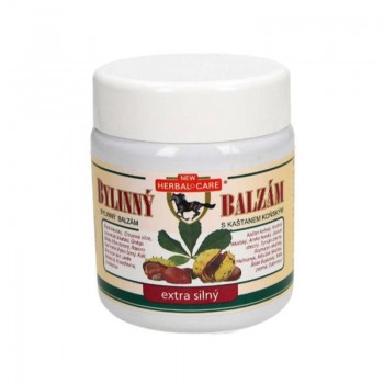 HERBAL CARE Bylinný balzám s kaštanem koňským - EXTRA SILNÝ 500ml