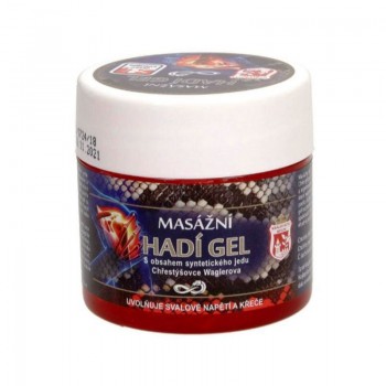 MASÁŽNÍ HADÍ GEL Uvolňuje svalové napětí a křeče 150ml