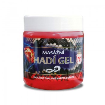 MASÁŽNÍ HADÍ GEL Uvolňuje svalové napětí a křeče 500ml