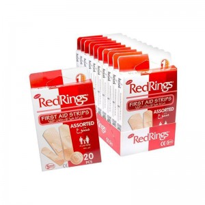 RED RINGS MIX Zdravotní náplasti - rodinné balení 20ks