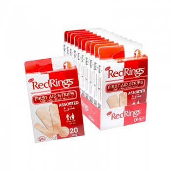 RED RINGS MIX Zdravotní náplasti - rodinné balení 20ks