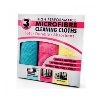 MICROFIBRE Utěrky z mikrovlákna 3ks