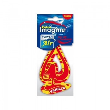 POWER AIR IMAGINE EXTRA VANILLA (VANILKA) Papírový osvěžovač vzduchu 1ks