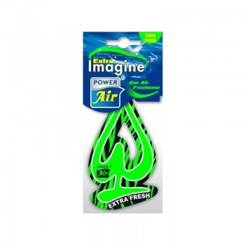 POWER AIR IMAGINE EXTRA FRESH (SVĚŽÍ) Papírový osvěžovač vzduchu 1ks