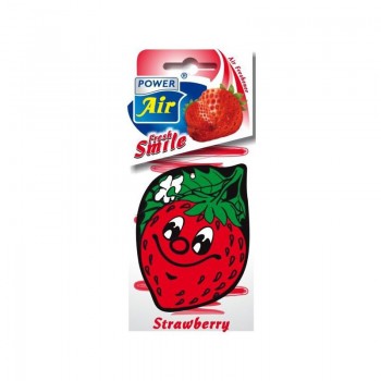 POWER AIR FRESH SMILE STRAWBERRY (JAHODA) Papírový osvěžovač vzduchu 1ks