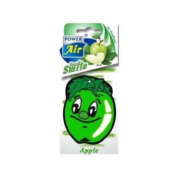 POWER AIR FRESH SMILE APPLE (JABLKO) Papírový osvěžovač vzduchu 1ks