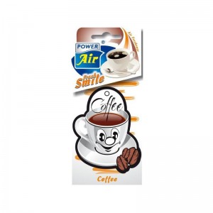 POWER AIR FRESH SMILE COFFEE (KÁVA) Papírový osvěžovač vzduchu 1ks
