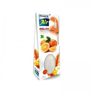 POWER AIR RELAX REED DIFFUSER ORANGE GARDEN Osvěžovač vzduchu 85ml + ratanové tyčinky 7ks