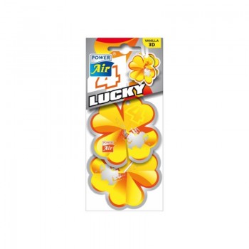 POWER AIR 3D LUCKY 4 VANILLA Papírový osvěžovač vzduchu 1ks