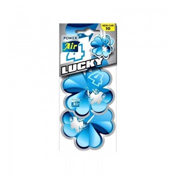 POWER AIR 3D LUCKY 4 NEW CAR Papírový osvěžovač vzduchu 1ks