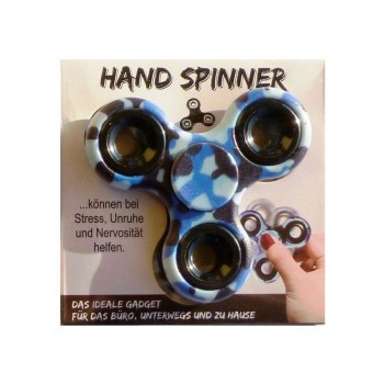 HAND SPINNER Modrý maskáč 1ks