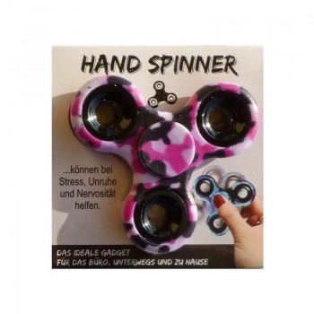 HAND SPINNER Růžový maskáč 1ks