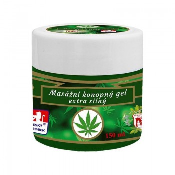 MASÁŽNÍ KONOPNÝ GEL Extra silný 150ml