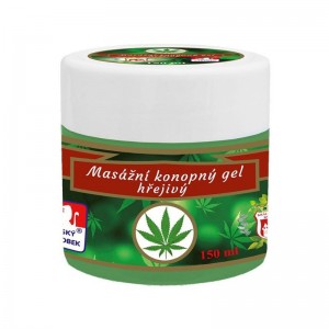MASÁŽNÍ KONOPNÝ GEL Hřejivý 150ml