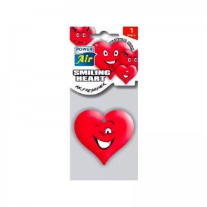 POWER AIR SMILING HEART Papírový osvěžovač vzduchu - ÚSMĚV 1ks
