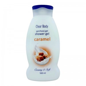 CLEAR BODY CREAMY&SOFT CARAMEL Sprchový gel 500ml