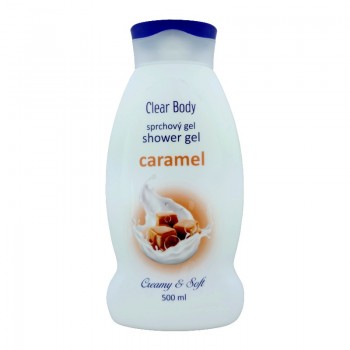 CLEAR BODY CREAMY&SOFT CARAMEL Sprchový gel 500ml