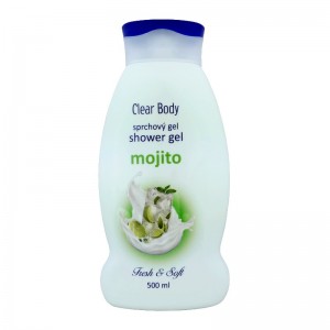 CLEAR BODY FRESH&SOFT MOJITO Sprchový gel 500ml