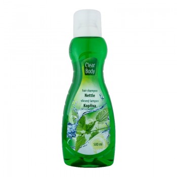 CLEAR BODY KOPŘIVA Vlasový šampon 500ml