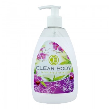 CLEAR BODY Tekuté mýdlo CREME - pumpička 500ml