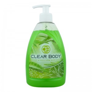 CLEAR BODY Tekuté mýdlo S VŮNÍ ALOE VERA - pumpička 500ml